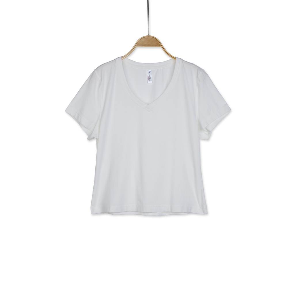XT213604 V Neck Tee T-Shirt Lady