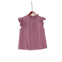 XH313074 Chiffon Frill Top Lady