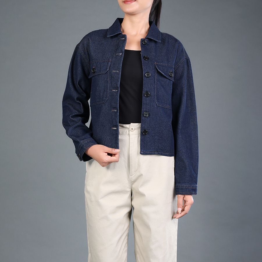GJ13403 Jean Jacket Lady