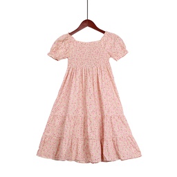[KGL21013] KGL21013 Floral Cotton Dress Girl