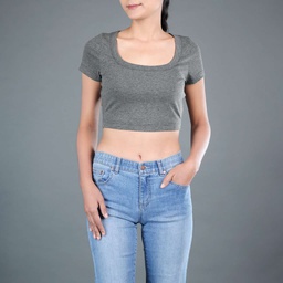 [GH23372] GH23372 Crop Top Lady